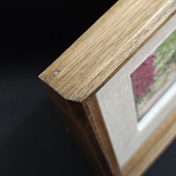 F. Poggio G. Vintage 1987 Italian Landscape Impasto Textured Oil Small Painting - Picture 8 of 12